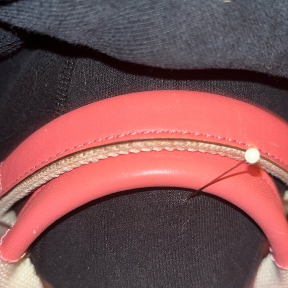 Kate Spade   Pink Noel  Shoulder bag  small tote  Geometric pattern canvas  VGUC - Picture 4 of 17